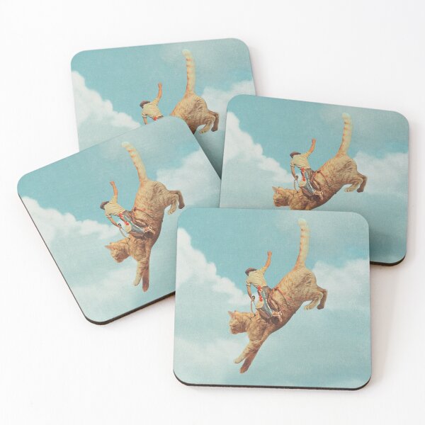 Item preview, Meehaw - Rodeo Cat / Bronc designed and sold by Vertigo Artography.