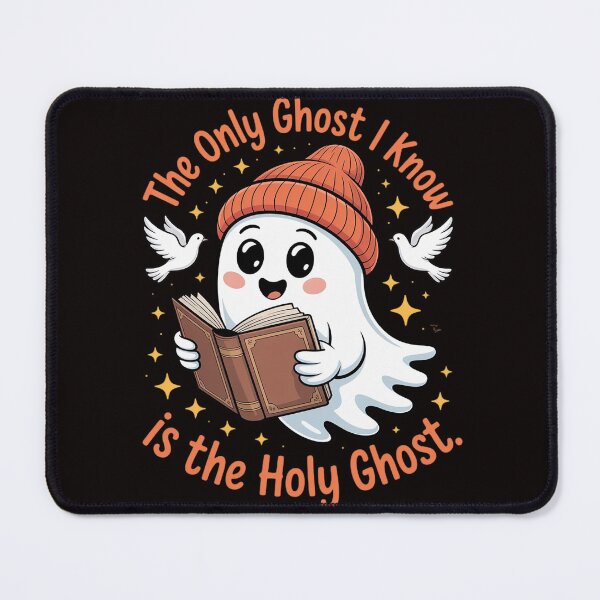 Item preview, The Only Ghost I Know Is The Holy Ghost Halloween Boo Bible designed and sold by MelSurf.