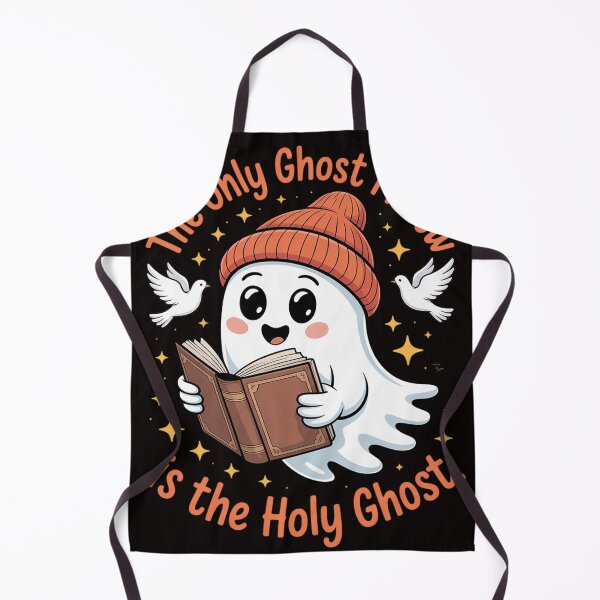 Item preview, The Only Ghost I Know Is The Holy Ghost Halloween Boo Bible designed and sold by MelSurf.
