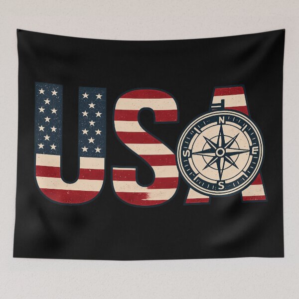 Item preview, USA Survival design designed and sold by Tactical Override.