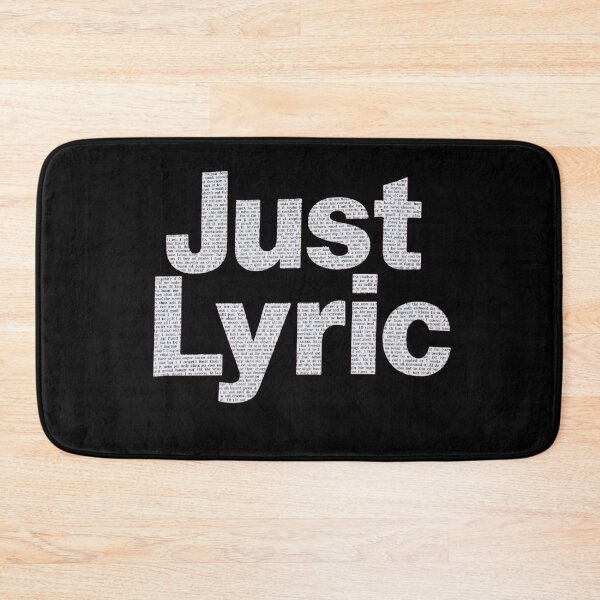 Item preview, Typography Art – Just Lyric designed and sold by RED-MOUSE.