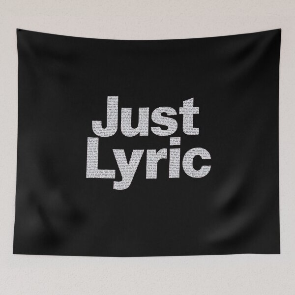 Item preview, Typography Art – Just Lyric designed and sold by RED-MOUSE.