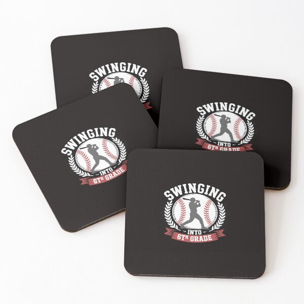 Item preview, Swinging Into 6th Grade First Day Of School Baseball designed and sold by ControlCenter.