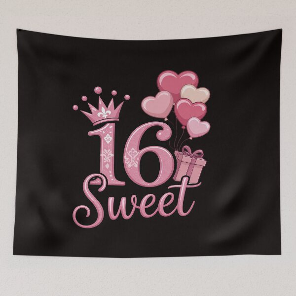Item preview, Sweet Sixteen Pink 16 Year Birthday designed and sold by ControlCenter.