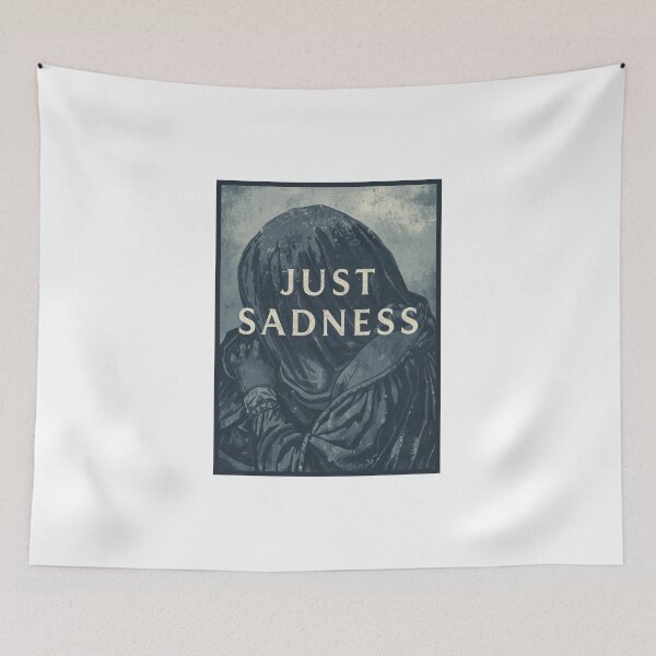 Item preview, Just Sadness – Dark Emotional Portrait designed and sold by RED-MOUSE.