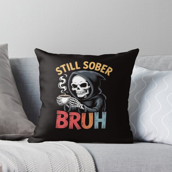 Item preview, Still Sober Bruh Skull Sobriety AA NA designed and sold by ControlCenter.