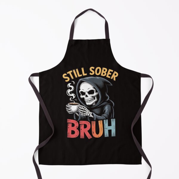 Item preview, Still Sober Bruh Skull Sobriety AA NA designed and sold by ControlCenter.