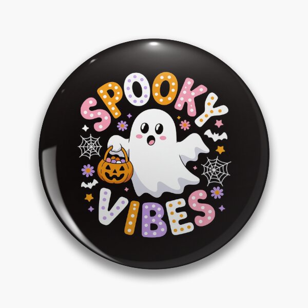 Item preview, Spooky Vibes Ghost  Halloween Women Girls Kids designed and sold by ControlCenter.