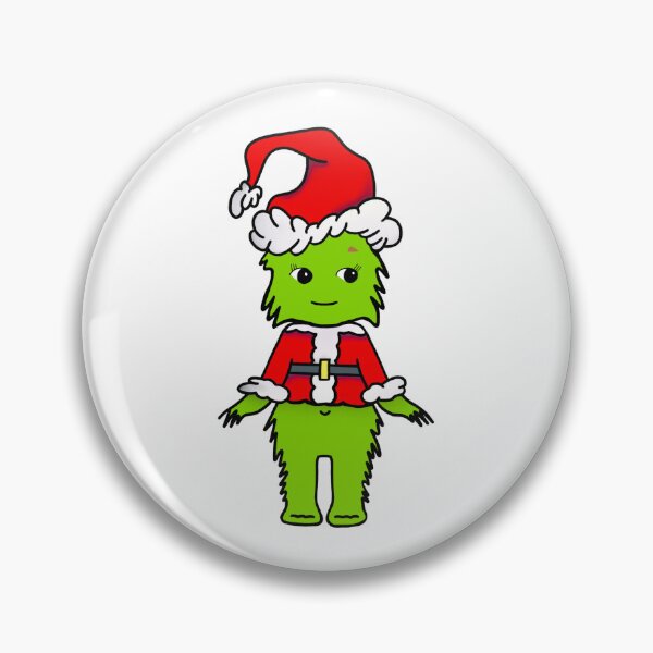 Item preview, Mr. Grumpy Green Christmas Cutie Sticker designed and sold by Blindboxbaddiez.