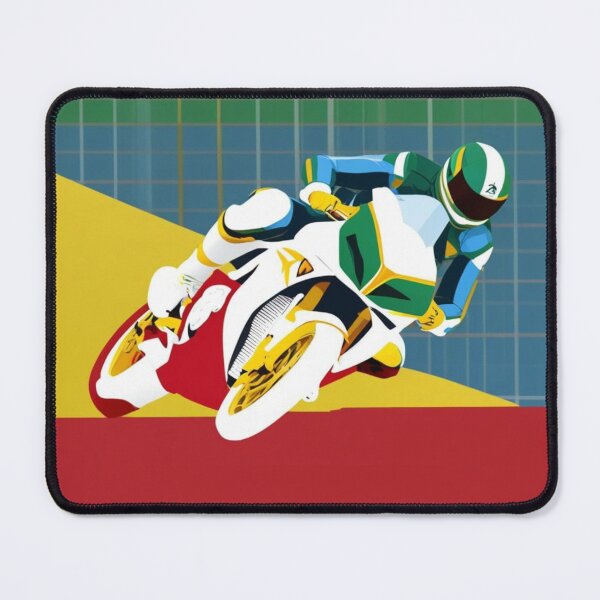 Item preview, Isle of Man TT – Manx Cornering Racer Poster designed and sold by Speeddust.
