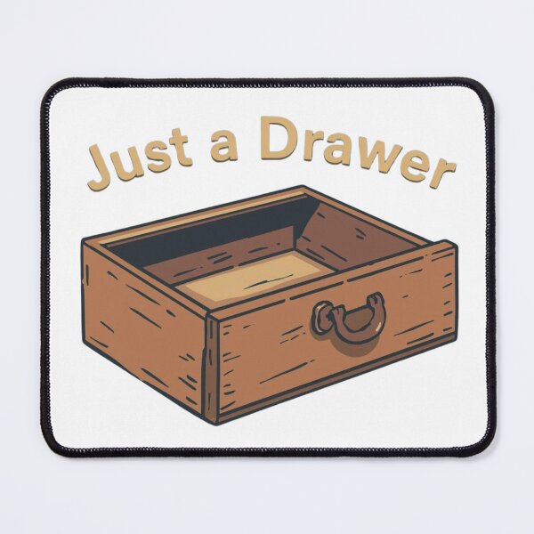 Item preview, Just a Drawer – Minimal Cartoon Illustration designed and sold by RED-MOUSE.