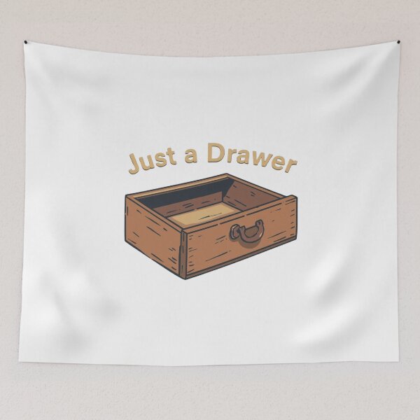 Item preview, Just a Drawer – Minimal Cartoon Illustration designed and sold by RED-MOUSE.