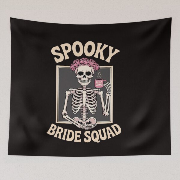 Item preview, Spooky Bride Squad Skeleton Halloween Bachelorette Party designed and sold by ControlCenter.