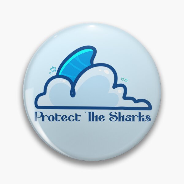 Item preview, Protect The Sharks Shark Fin designed and sold by Aloe and Monstera.