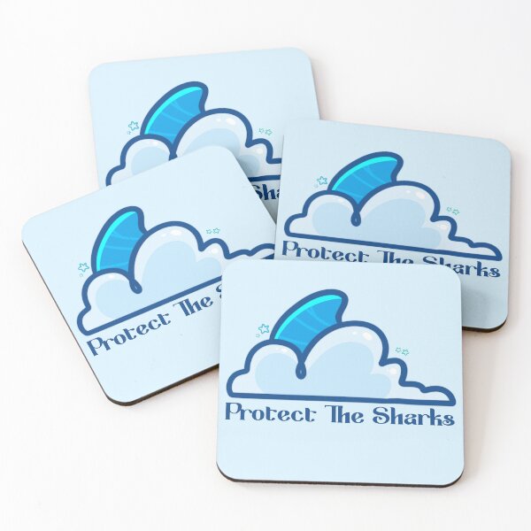 Item preview, Protect The Sharks Shark Fin designed and sold by Aloe and Monstera.