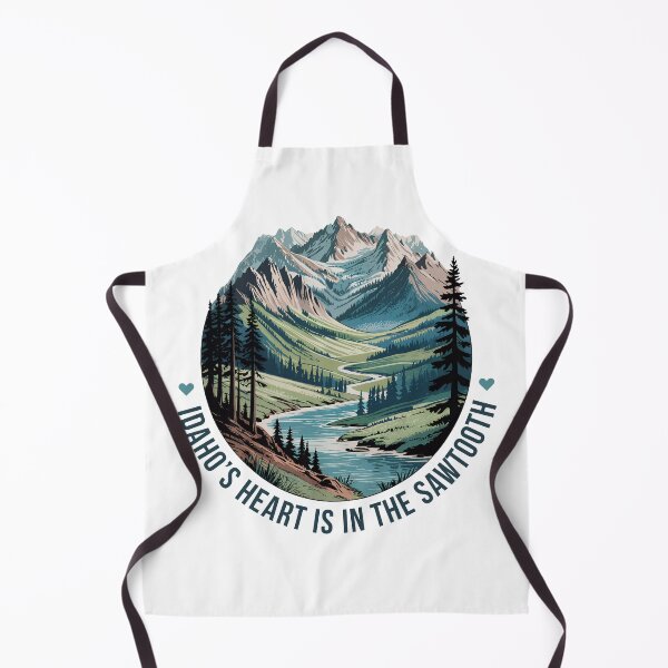 Item preview, Idaho's Heart is in the Sawtooth Peaks designed and sold by LinaValearte.