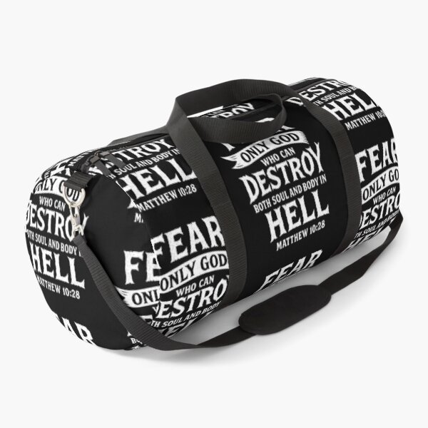 Item preview, Matthew 10:28 Fear Only God Who Can Destroy Both Soul And Body In Hell designed and sold by plushism.