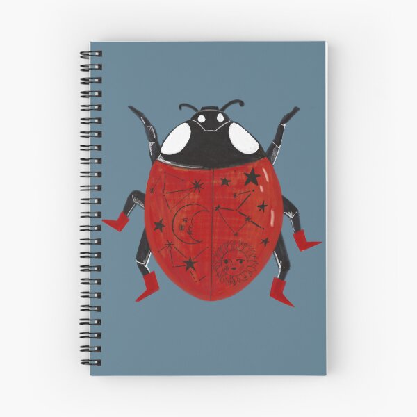 Item preview, Cosmic Ladybug in Red Boots – Celestial Constellation Insect Art | Sun & Moon Astrology Illustration designed and sold by Jemma Jamie Skidmore.