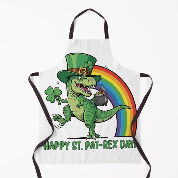 Item preview, St. Pat-Rex Day – Funny St. Patrick’s Dinosaur Design designed and sold by DinoPrints-shop.