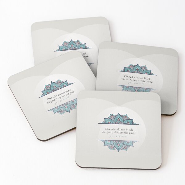 Item preview, Obstacles Do Not Block the Path, They Are the Path - Zen Proverb designed and sold by Letitgo.guru Swag.