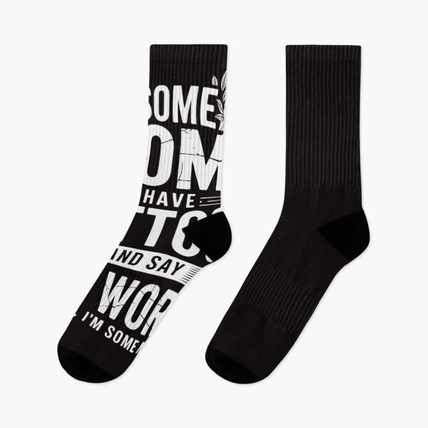 Item preview, Some Moms Have Tattoos & Say Bad Words Mom Life Motherhood designed and sold by ControlCenter.