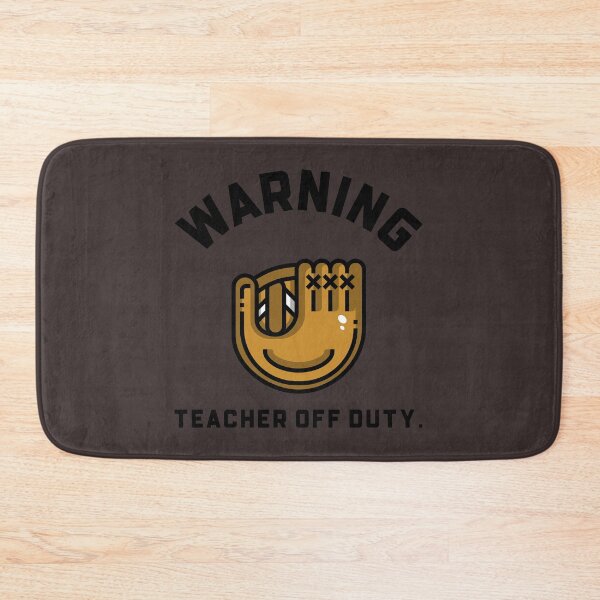 Item preview, warning Off Duty Teacher instructor  designed and sold by "Vibe & Style Merch".