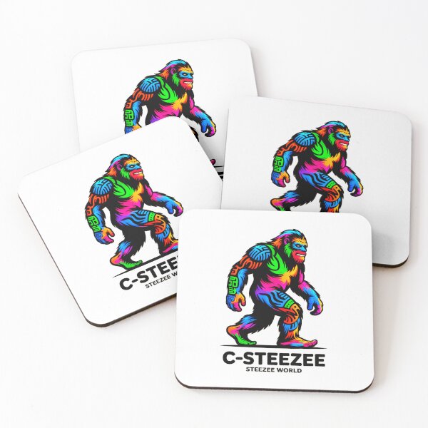 Item preview, Colorful C-Steezee Bigfoot Sasquatch designed and sold by SteezeeStore.
