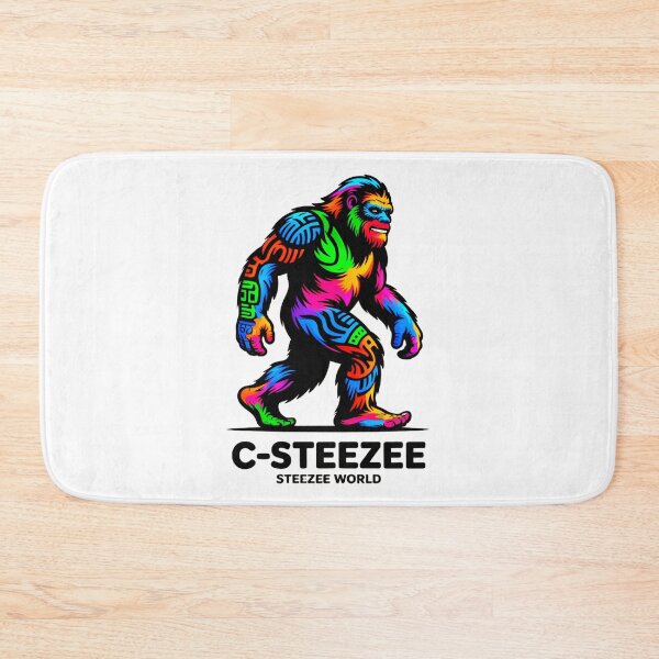 Item preview, Colorful C-Steezee Bigfoot Sasquatch designed and sold by SteezeeStore.