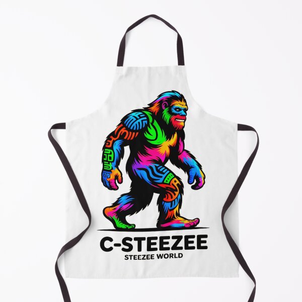 Item preview, Colorful C-Steezee Bigfoot Sasquatch designed and sold by SteezeeStore.