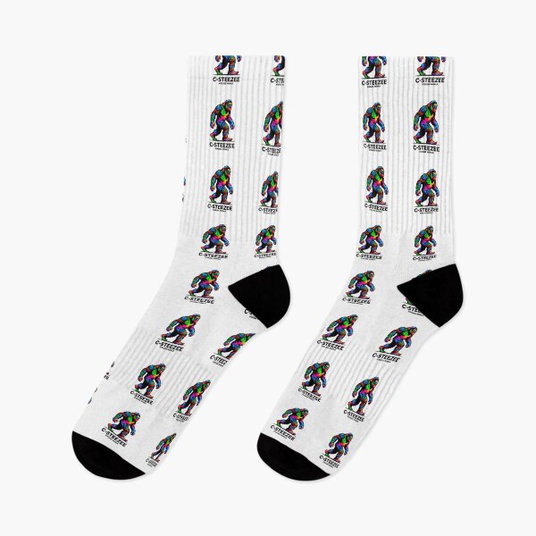 Item preview, Colorful C-Steezee Bigfoot Sasquatch designed and sold by SteezeeStore.