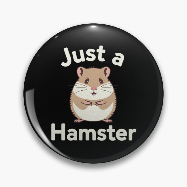 Item preview, Just a Hamster – Cute Minimal Animal Art designed and sold by RED-MOUSE.
