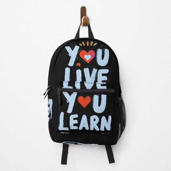 Item preview, You live, you learn - heart designed and sold by Stefrait-7.