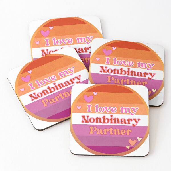 Item preview, Lesbian “I love my Nonbinary Partner” designed and sold by Queer Media Archive.