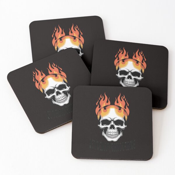Item preview, Skull on fire everything is fine designed and sold by RatCurry.