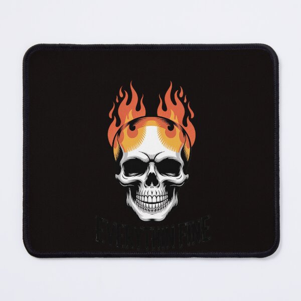 Item preview, Skull on fire everything is fine designed and sold by RatCurry.