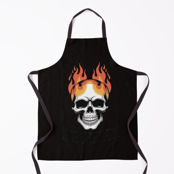 Item preview, Skull on fire everything is fine designed and sold by RatCurry.