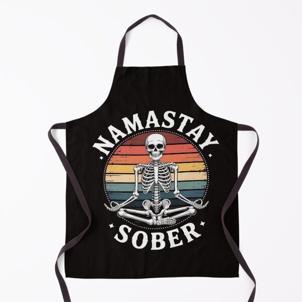 Item preview, skeleton lotus position yoga sober addiction recovery designed and sold by RatCurry.