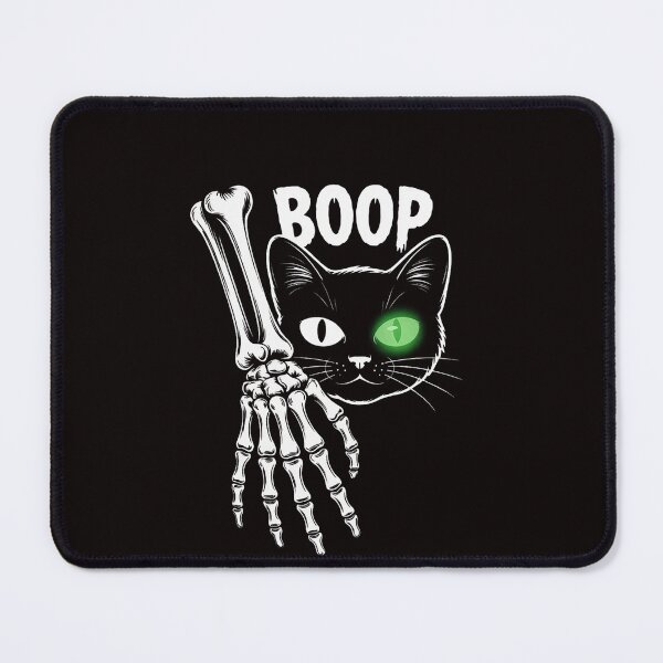 Item preview, Skeleton Hand Boop On A Cat's Nose Halloween designed and sold by RatCurry.
