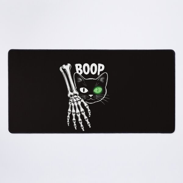 Item preview, Skeleton Hand Boop On A Cat's Nose Halloween designed and sold by RatCurry.