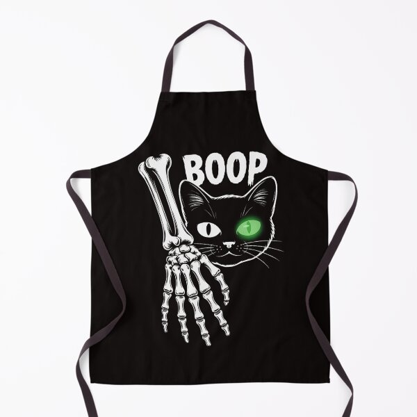 Item preview, Skeleton Hand Boop On A Cat's Nose Halloween designed and sold by RatCurry.