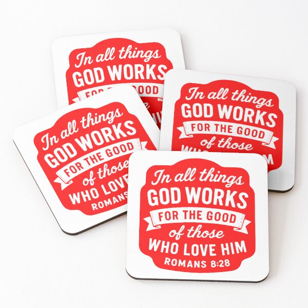 Item preview, Romans 8:28  In All Things God Works For The Good Of Those Who Love Him designed and sold by plushism.
