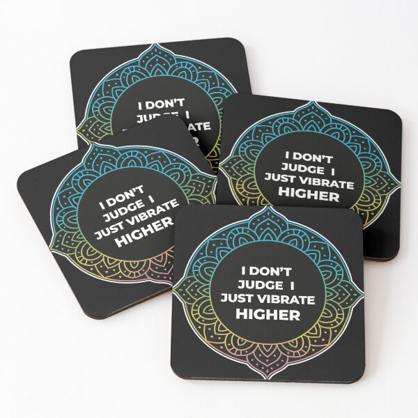 Item preview, SARCASTIC SPIRITUAL – Vibrate Higher – Gift for Friend • Mandala Quote Art designed and sold by JacobKAurumhead.