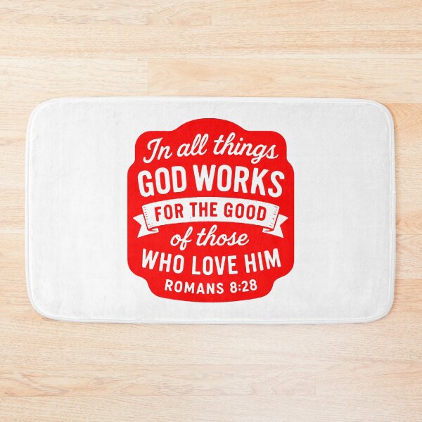 Item preview, Romans 8:28  In All Things God Works For The Good Of Those Who Love Him designed and sold by plushism.