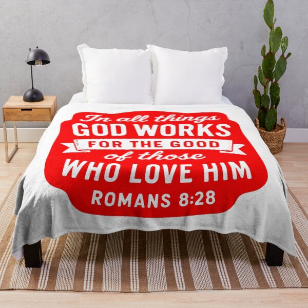 Item preview, Romans 8:28  In All Things God Works For The Good Of Those Who Love Him designed and sold by plushism.