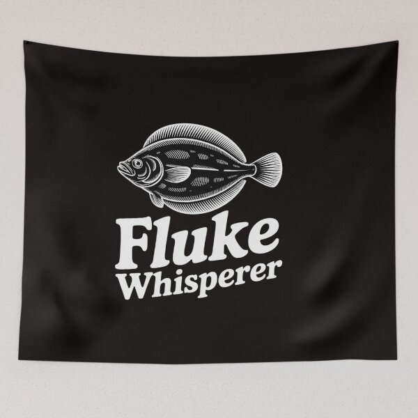 Item preview, Fluke Whisperer - Fluke Fishing Outfit for Anglers Fishermen designed and sold by RatCurry.