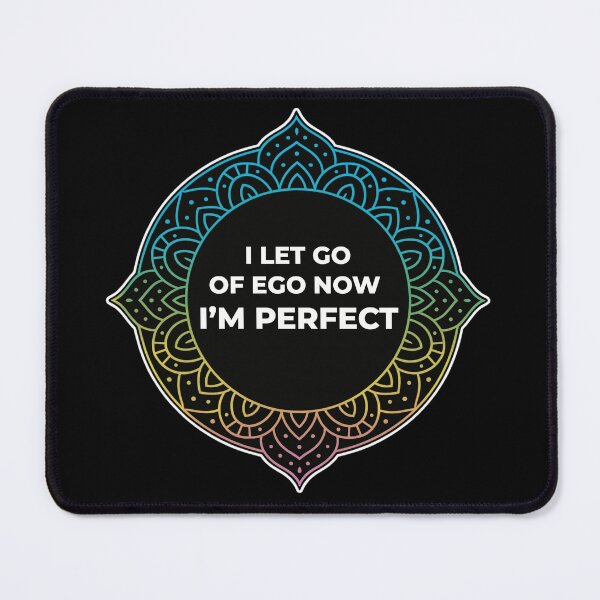 Item preview, SARCASTIC SPIRITUAL – Let Go of Ego – Gift for Friend • Mandala Quote Art designed and sold by JacobKAurumhead.