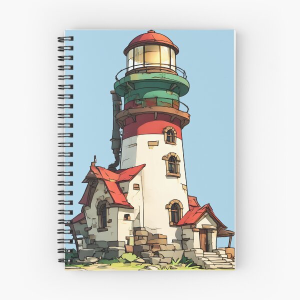 Item preview, Coastal Beacon Tower designed and sold by 8BitThreadworks.
