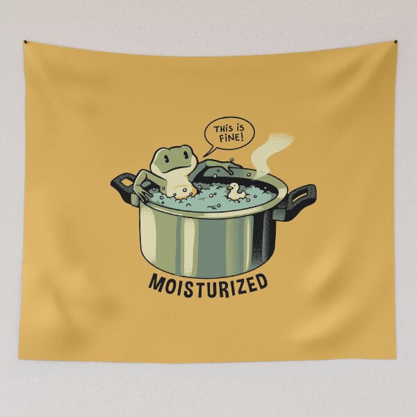 Item preview, Thats Fine Frog Pot Moisturized by Tobe Fonseca designed and sold by Tobe Fonseca®.