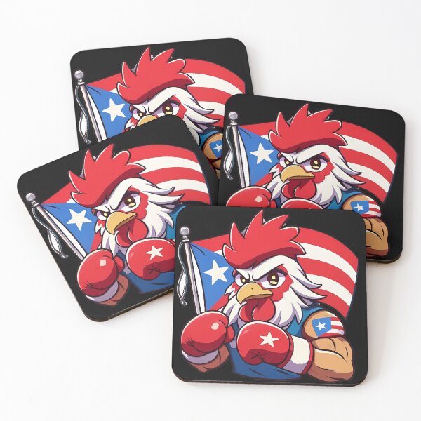 Item preview, Puerto Rican boxing rooster, Puerto Rico designed and sold by Ayiyi Shop.