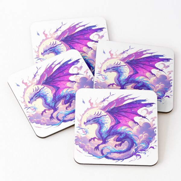 Item preview, Stylized Moonrise Dragon designed and sold by AlyssMirinArt-.